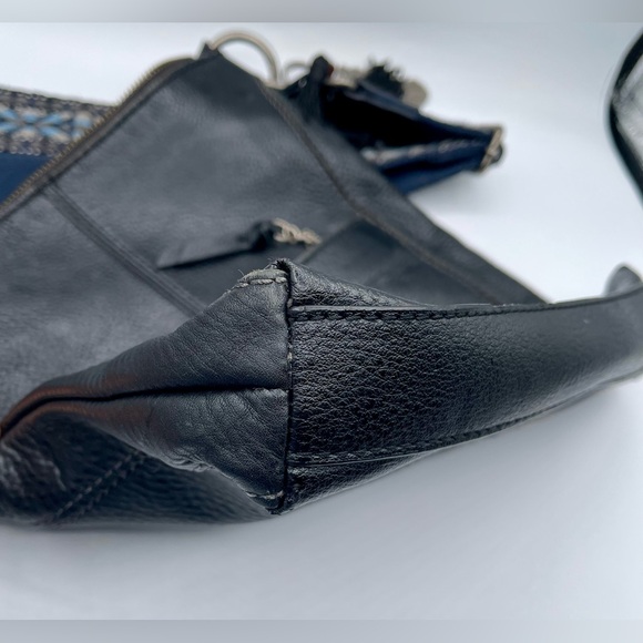 THE SAK Lucia Leather Crossbody Bag and Shoulder Bag Black color. - Picture 11 of 16